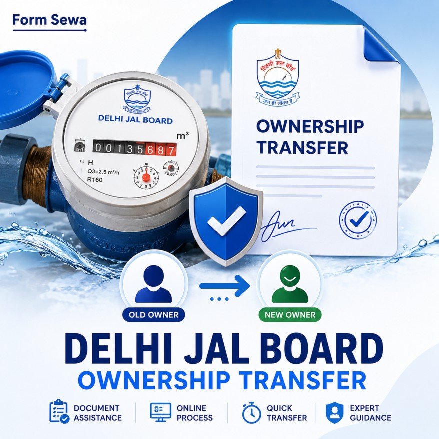 DJB Water Ownership Transfer Service in Delhi | Delhi Jal Board Name Change Assistance
