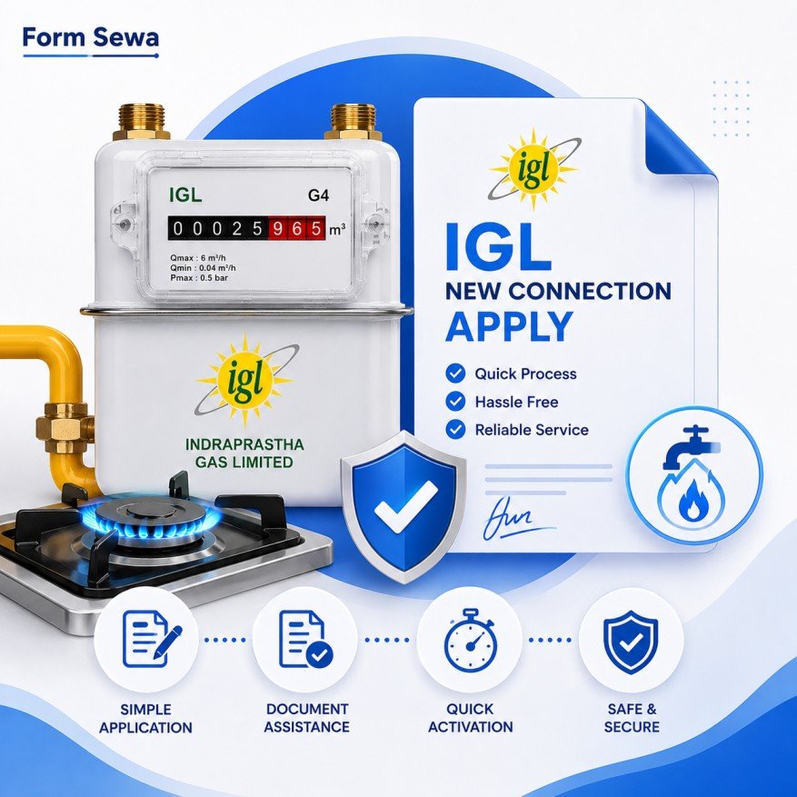 IGL New Gas Connection Online Apply Service | PNG Gas Connection Assistance